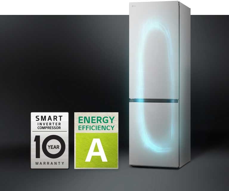 Der Smart Inverter™-Kompressor passt die Motordrehzahl an, um effizient zu kühlen