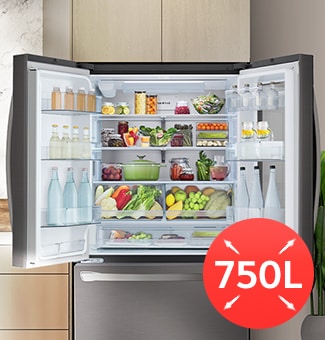 Capacité du réfrigérateur de 750 L