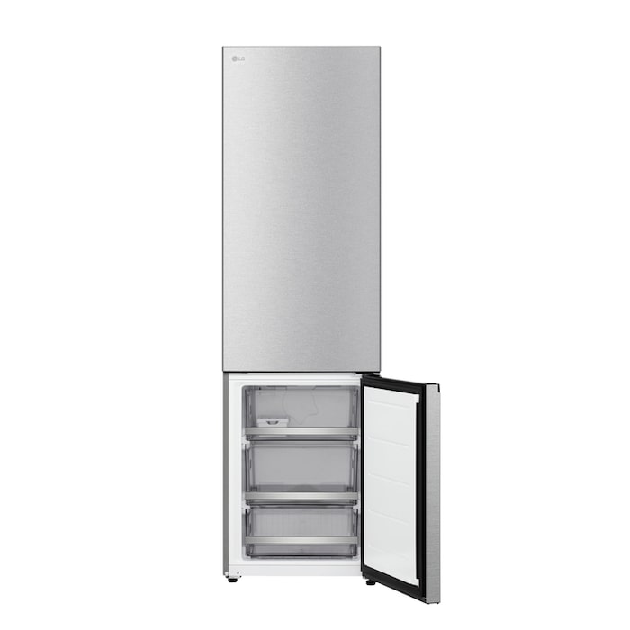 Vue de face du congélateur bas LG (gbbsj20dpy) montrant le design extérieur