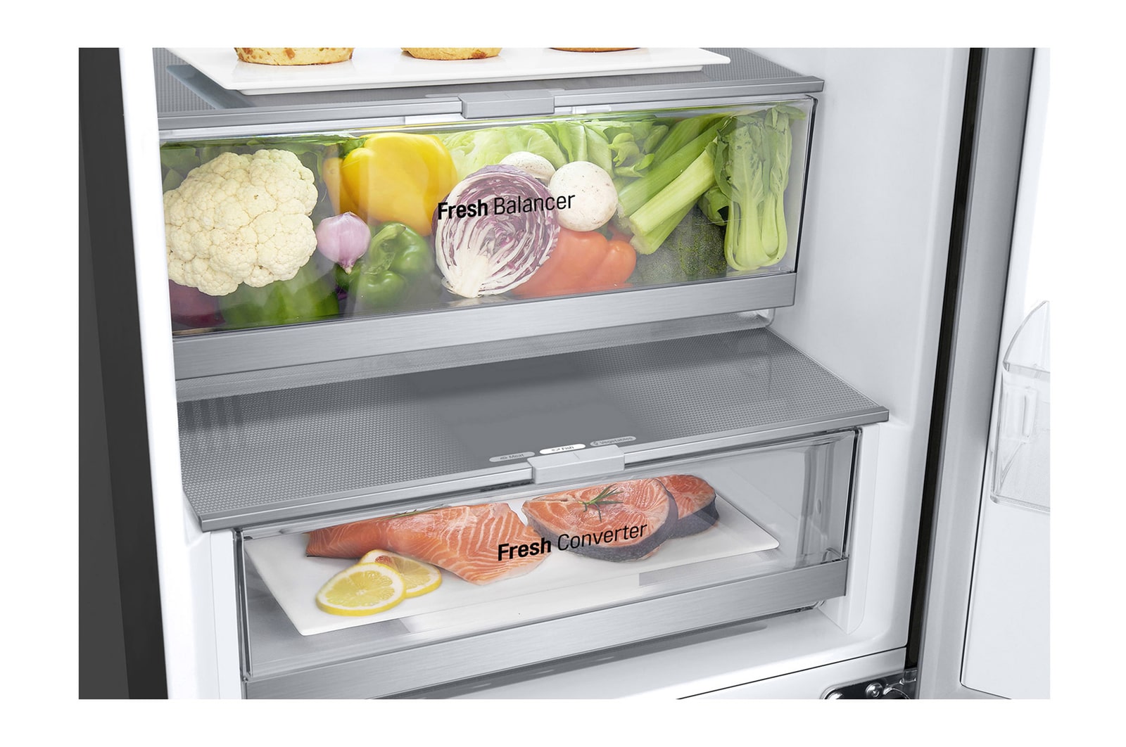 Vue de côté LG GBB72BM9CQ1