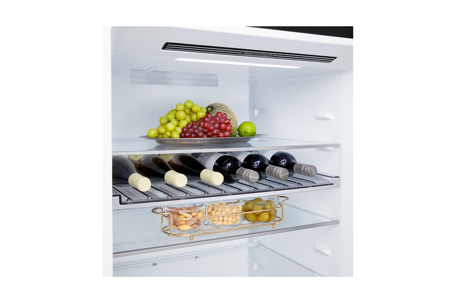 LG bottom freezer (GBBW726AEV) back view showing rear panel