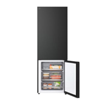 Lower view of LG fridge freezer (GBBW726AEV)