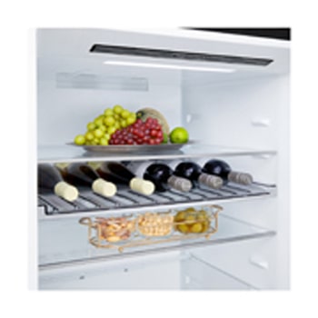 LG bottom freezer (GBBW726AEV) back view showing rear panel