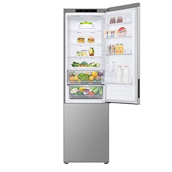 Front view top door open