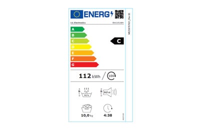 Etiquette Energie LG RH1V50WH