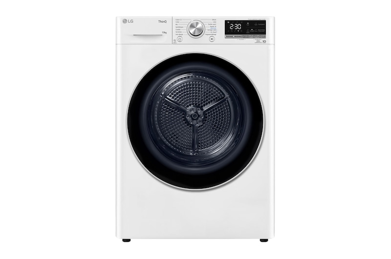 Vue avant de Sèche-linge | 10kg | Condenseur autonettoyant LG RH1V51WH