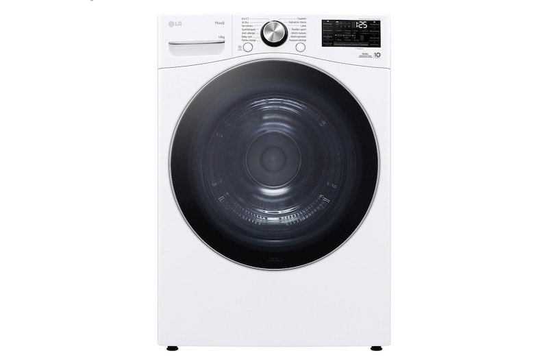 Vue avant de Sèche-linge | 18kg | Compresseur DUAL Inverter™ LG RH8P12WH