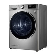 LG Sèche-linge 9kg | A+++ | Condenseur Autonettoyant | Compresseur DUAL Inverter et moteur Inverter garanti 10 ans, LG ﻿RH9V72IX