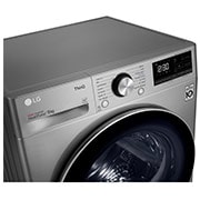 LG Sèche-linge 9kg | A+++ | Condenseur Autonettoyant | Compresseur DUAL Inverter et moteur Inverter garanti 10 ans, LG ﻿RH9V72IX