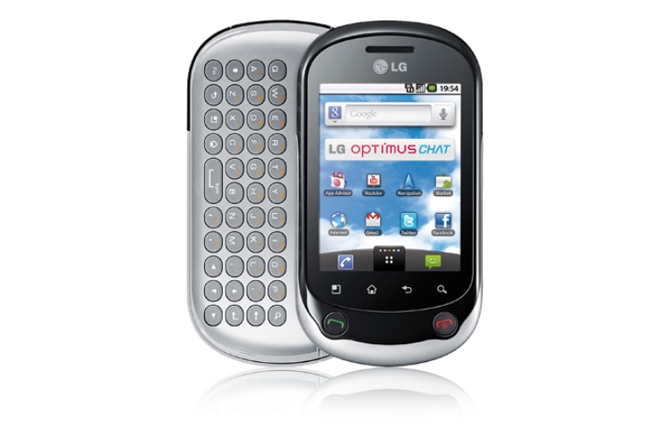 LG Téléphone mobile Android 2.2 Froyo avec appareil photo 3 MP, lecteur MP3, A-GPS, Wifi et MicroSD, LG C550
