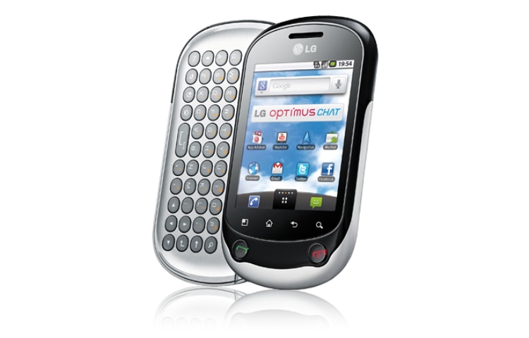 LG Téléphone mobile Android 2.2 Froyo avec appareil photo 3 MP, lecteur MP3, A-GPS, Wifi et MicroSD, LG C550