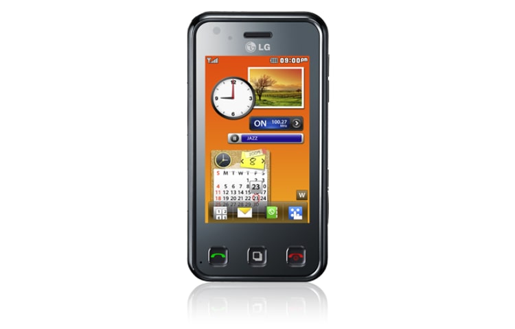 LG Téléphone Mobile avec Caméra 8 MP, Ecran Tactile 3", GPS, Lecteur MP3., LG KC910