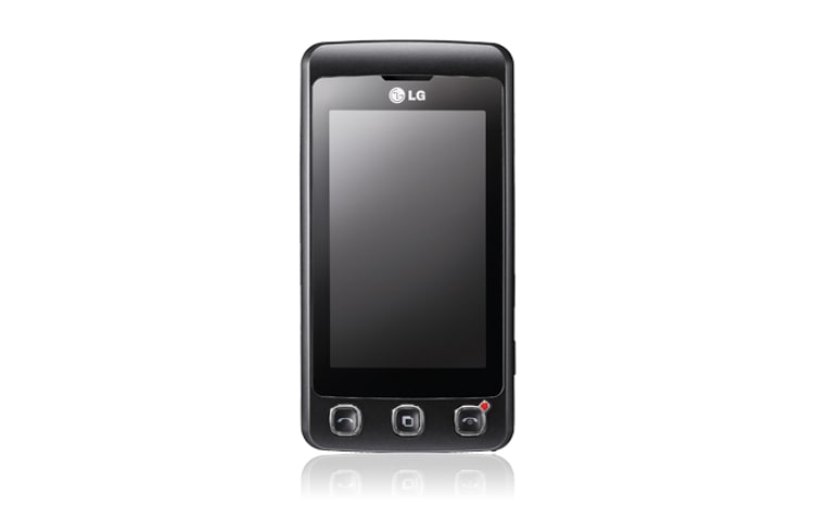 LG Téléphone mobile avec Caméra 3 MP, Interface tactile, Enregistreur vidéo, Lecteur MP3 / Radio FM, Edge, BluetoothTM 2.0, Fonction Clef USB, LG KP500