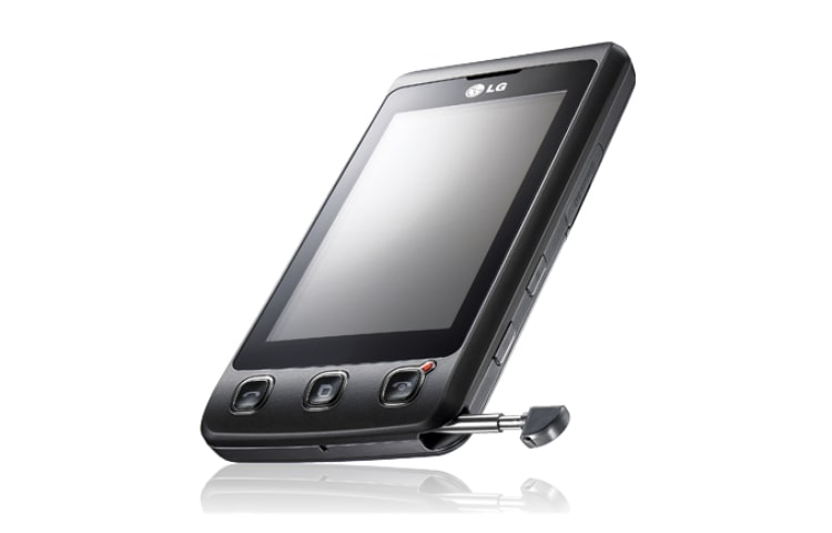 LG Téléphone mobile avec Caméra 3 MP, Interface tactile, Enregistreur vidéo, Lecteur MP3 / Radio FM, Edge, BluetoothTM 2.0, Fonction Clef USB, LG KP500