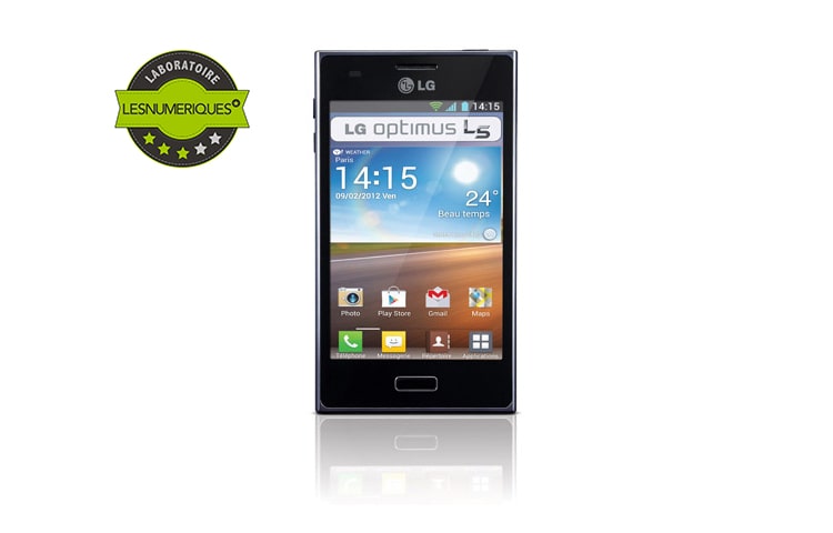 LG FIN, ÉLÉGANT ET HARMONIEUX, LG Optimus L5