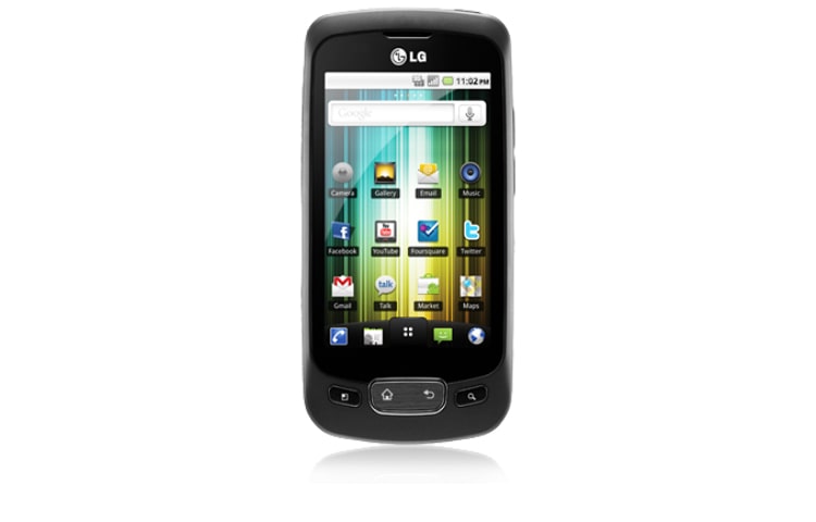 LG Téléphone mobile Android 2.2 Froyo avec appareil photo 3 MP, GPS, Wifi et MicroSD., LG P500