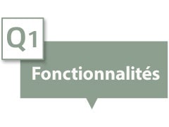 La zone de texte indique « Fonctionnalités ».