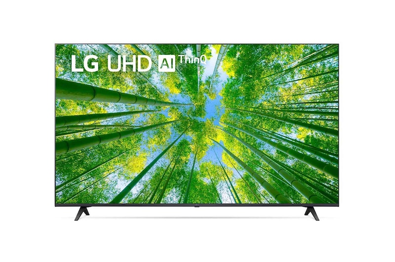 Vue avant de LG TV LED 2022 | 50'' (126 cm) | UHD | Processeur α5 Gen5 AI LG 50UQ80006LB