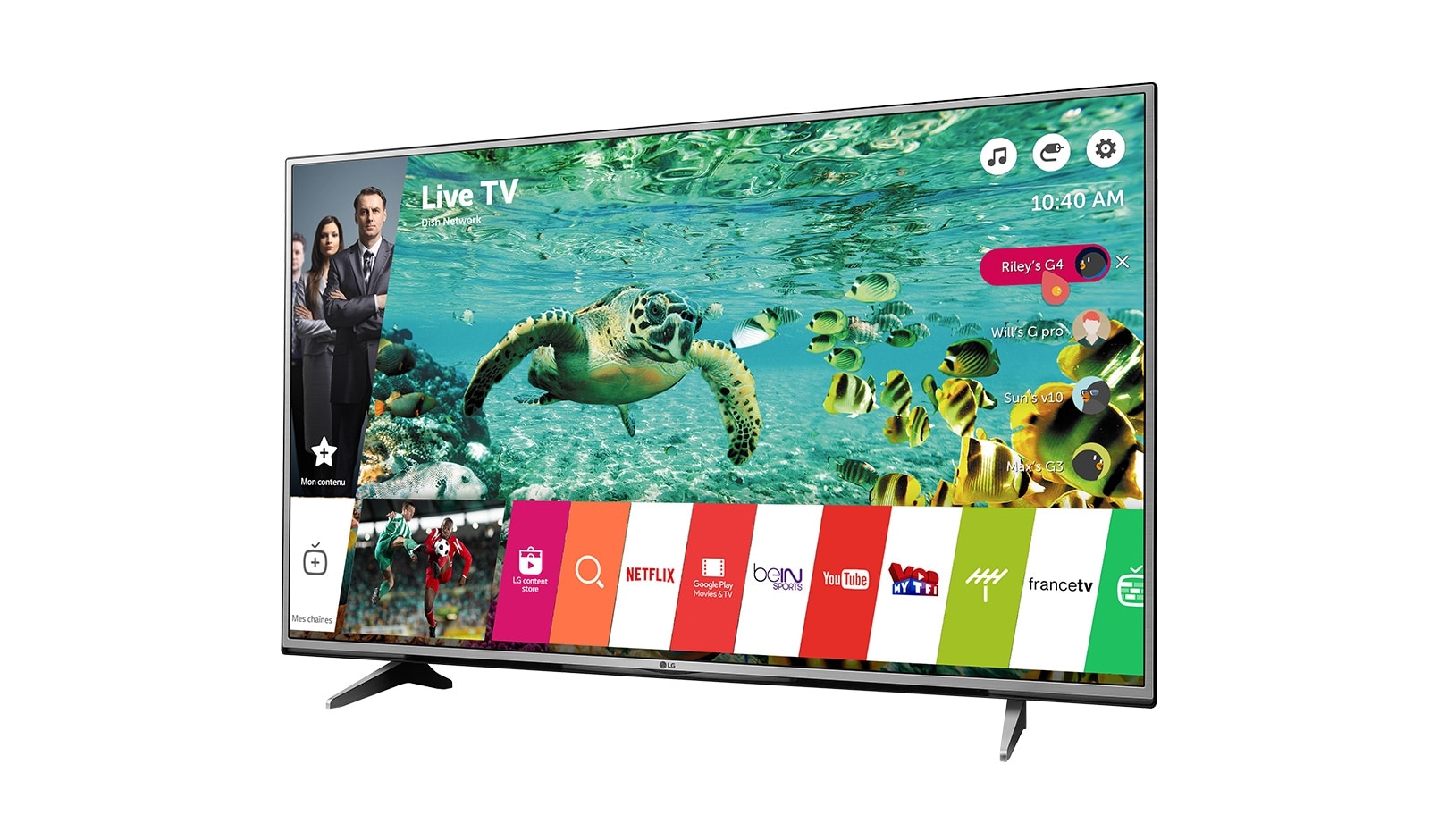 LG L'expérience 4K HDR associée à la Smart TV webOS 3.0, LG 65UH615V