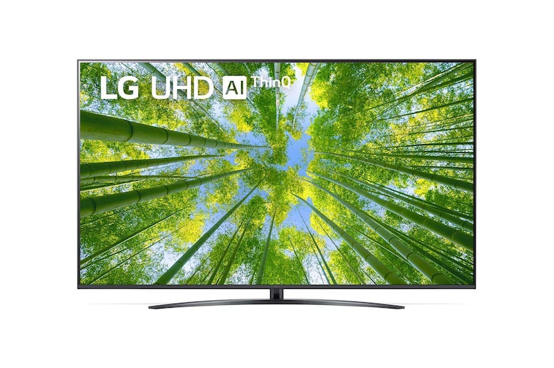 Vue avant de LG TV LED 2022 | 70'' (177 cm) | UHD | Processeur α5 Gen5 AI 4K LG 70UQ81006LB