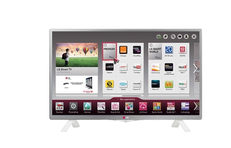 LG 28'' (70cm) | TV LCD LED | MCI 100 | SMART TV NETCAST | WIFI INTEGRE | COMPATIBLE MAGIC REMOTE, LG 28LB490B