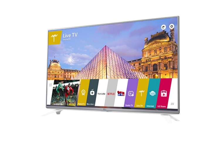 LG 32 pouces (80cm) | TV LED Full HD | Smart TV WebOS | WiFi |2 ports USB | 2 entrées HDMI | Design Metal, LG 32LF590V