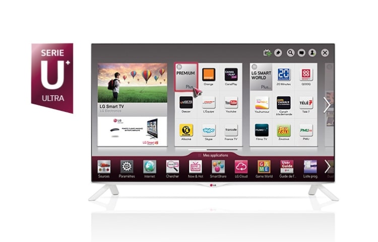 LG 40'' (100cm) | TV Ultra HD 4K | Edge LED | UHD 4K 2160p | UCI 900 | Smart TV | WIFI Intégré | Magic Remote Incluse | Rétroéclairage Global | UHD Upscalling | HEVC, LG 40UB800V