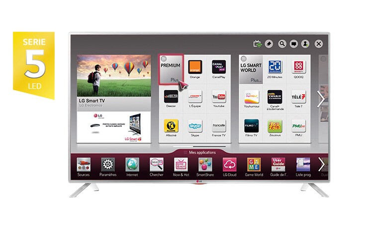 LG 42" (106cm) | TV LCD LED | MCI 100 | Smart TV Netcast | Wifi intégré | Compatible Magic Remote, LG 42LB5820