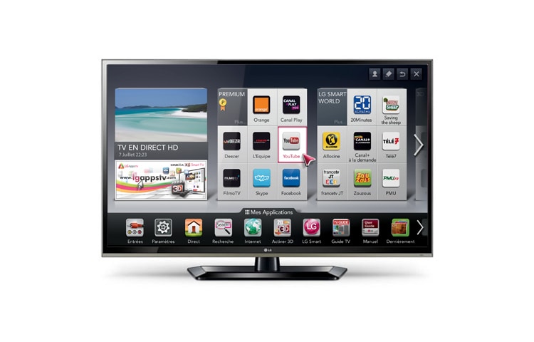 LG 42" (107cm) | TV Edge LED | Full HD | Smart TV | MCI 200 | Smart Share | WI-FI Direct, LG 42LS570S
