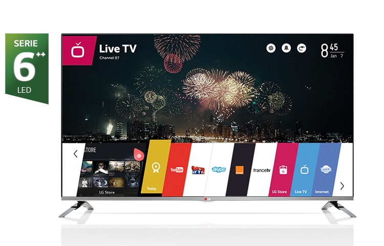 LG 47" (119cm) | TV LED | FULL HD 1080P | MCI 700 | Smart TV WebOS | Design Cinéma Screen | Wifi intégré | 3D | Magic remote incluse | Rétroéclairage local, LG 47LB670V