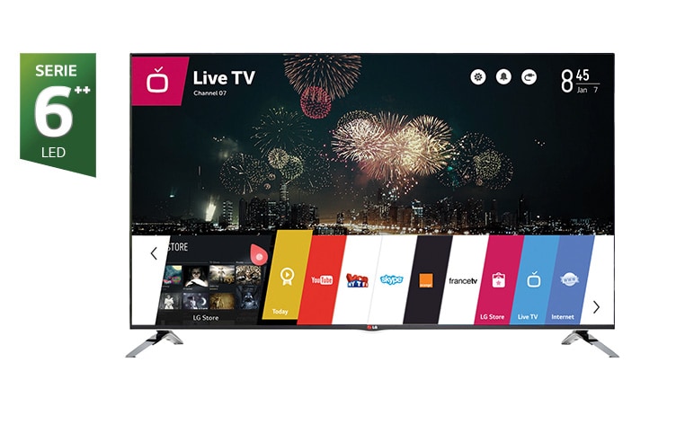 LG 47" (119cm) | TV LED | Full HD 1080P | MCI 700 | Smart TV WebOS | Design Cinéma Screen | Wifi intégré | 3D | Magic remote incluse | Rétroéclairage local, LG 47LB671V