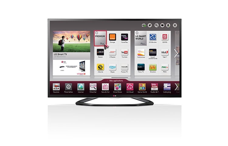 LG 55" (138cm) | TV Edge LED | Full HD | 3D | Smart TV | MCI 200 | WIFI, LG 55LA640S