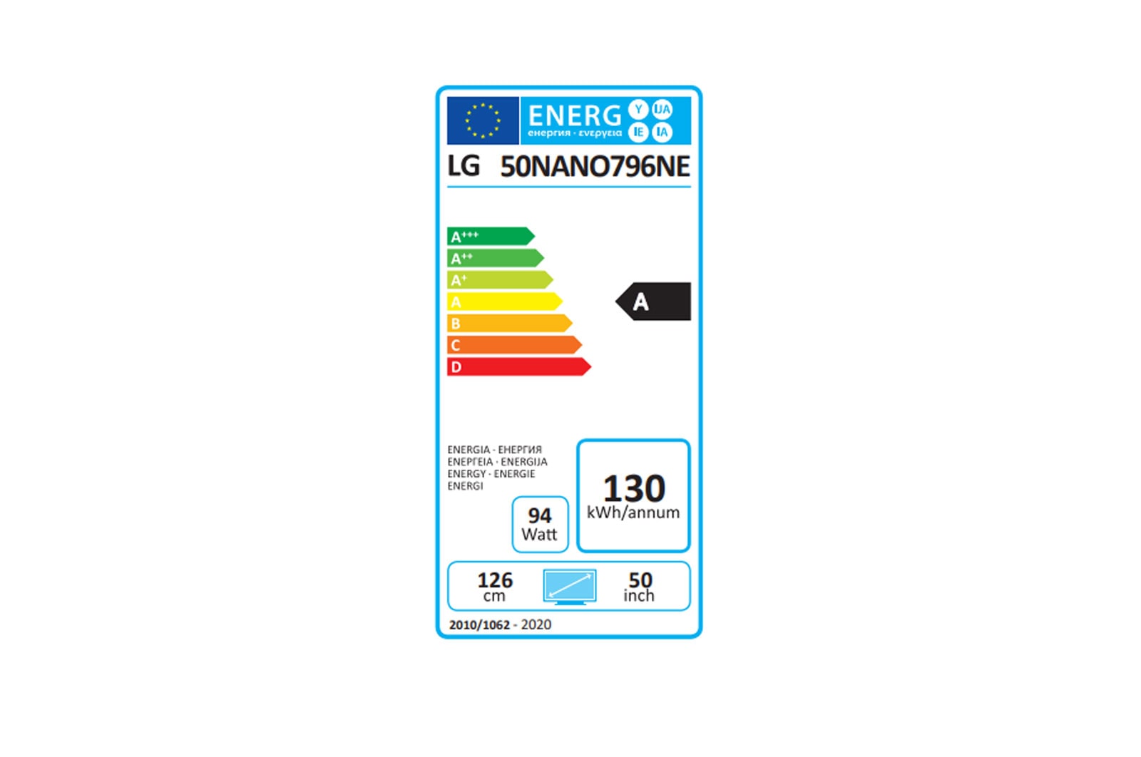 LG 50'' (126 cm) | TV LED | NanoCell | 4K, LG 50NANO796NE
