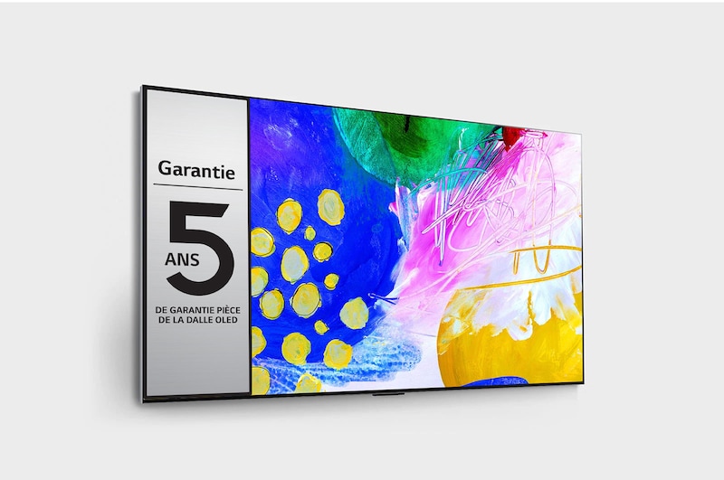 LG TV LG OLED evo G2 | Gallery Edition | 2022 | 55'' (139 cm) | UHD | Processeur α9 Gen5 AI, LG OLED55G26LA