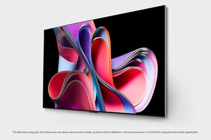 LG TV LG OLED evo G3 | 4K UHD | 2023 | 55" (139cm) | Processeur α9 AI Gen6, LG OLED55G36LA