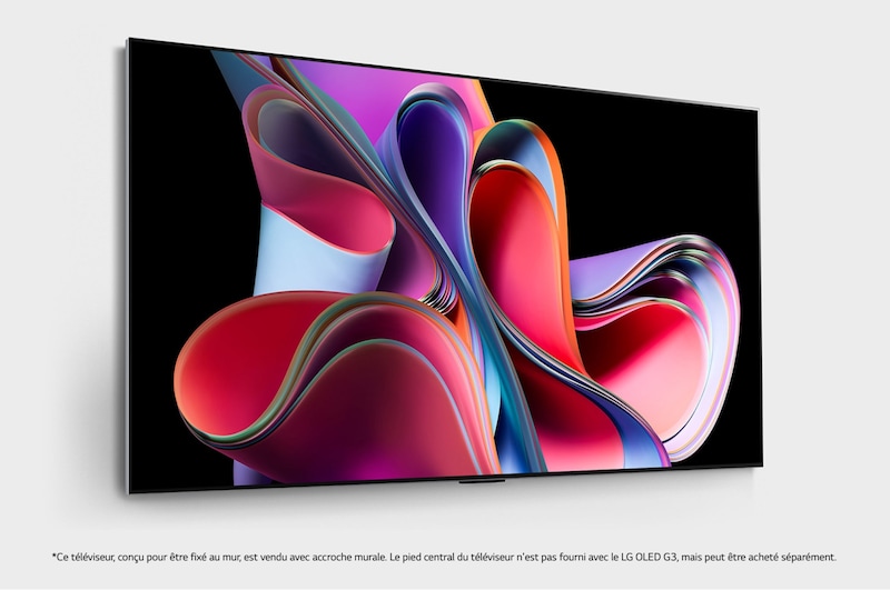 LG TV LG OLED evo G3 | 4K UHD | 2023 | 55" (139cm) | Processeur α9 AI Gen6, LG OLED55G36LA