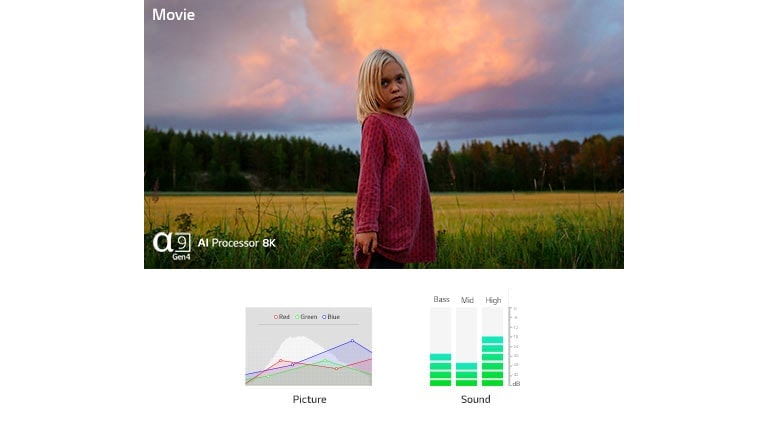 Deux scènes automatiquement optimisées à la fois au niveau du son et de l’image par le processeur α9 Gen4 AI (lire la vidéo)