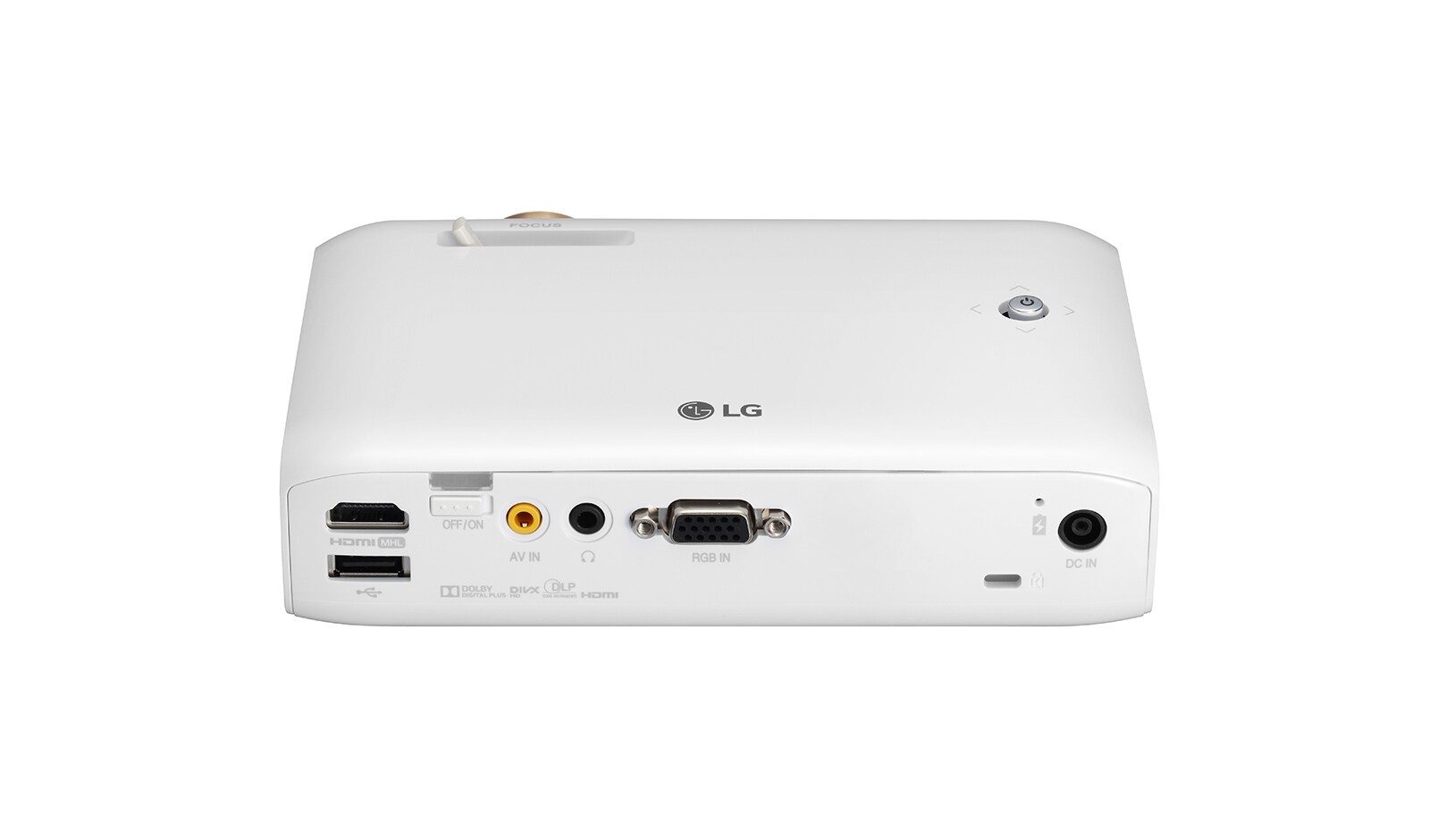 LG VIDEOPROJECTEUR LED DLP| 550 LUMEN | HD | VGA, HDMI | USB MULTIMEDIA | BLUETOOTH AUDIO | BATTERIE RECHARGEABLE | SCREEN SHARE | COMPATIBILITE 3D | Rgb led | 100,000: 1, LG PH550G