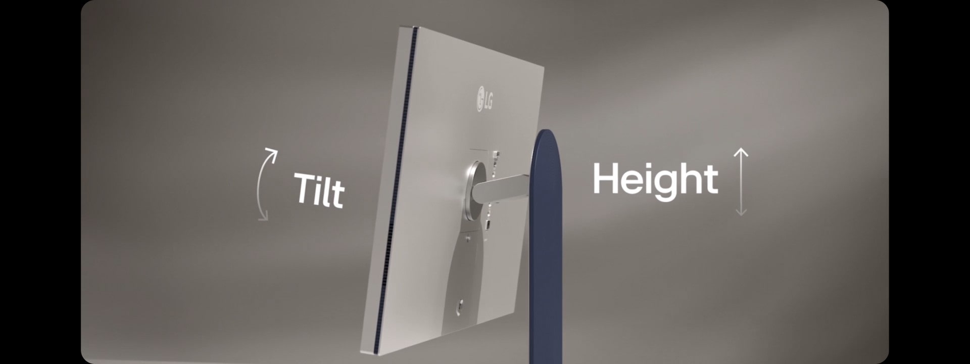 Une vidéo montrant la conception et l’ajustabilité du moniteur UltraFine.