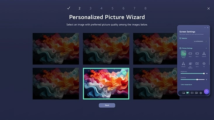 Vidéo de réglage de l’assistant d’image personnalisé de l’application LG Switch Vidéo de réglage de l’assistant d’image personnalisé de l’application LG Switch