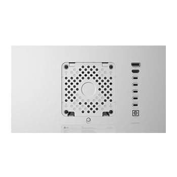 vue arrière avec pied démonté