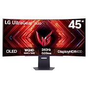 LG 45' (113 cm) | Moniteur gaming OLED 21/9ème | Résolution WQHD 3440x1440, LG 45GS95QE-B