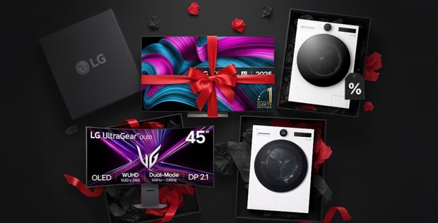 Images présentant les appareils électroménagers LG