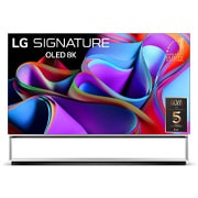 Vue de face du TV LG OLED evo, série Z3