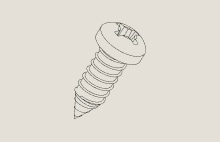 Vis pour support latéral (meuble)