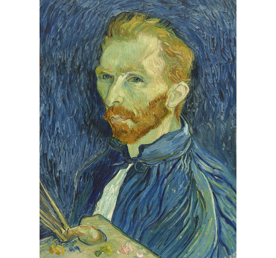 A self-portrait of Vincent Van Gogh.