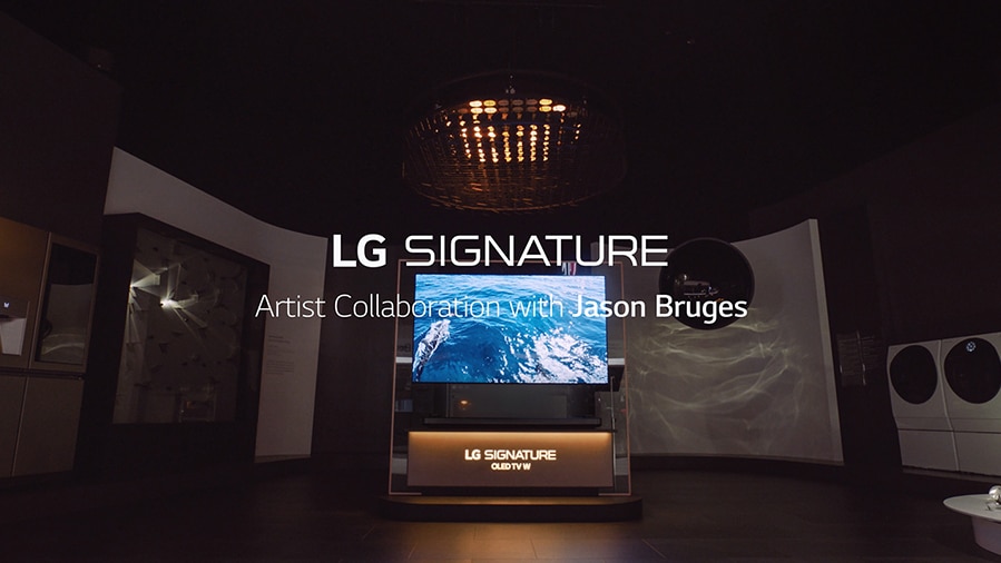 main hall of lg signature at ces 2019