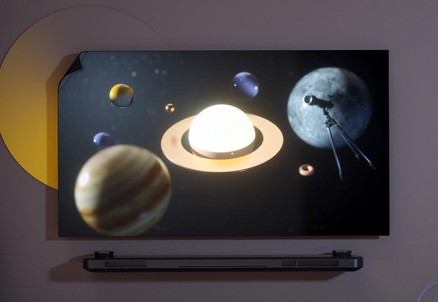 magical space on the lg signature oled tv w