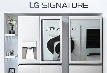 lg signature's refrigerator and wine cellar