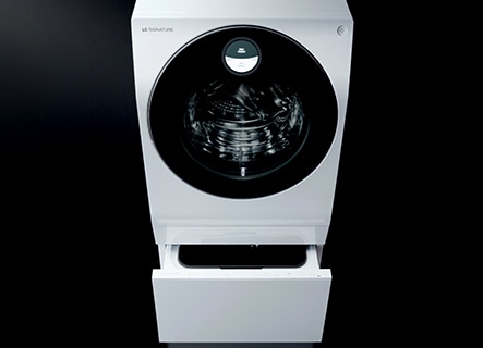 Twinwash feature of LG SIGNATURE washing machine